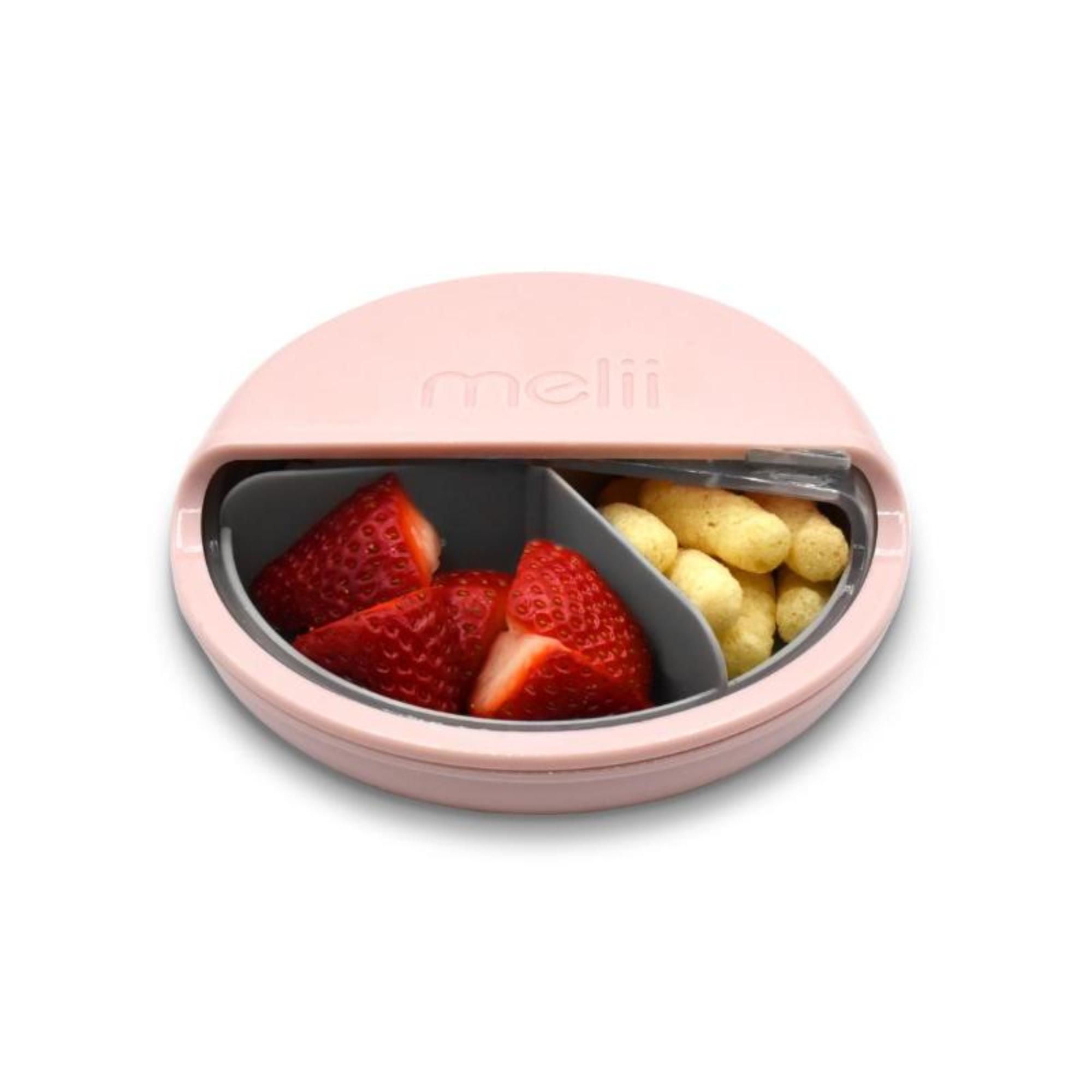 Melii - Contenedor De Snacks Spin Rosado