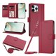 thumbnail image 1 of Funda Tipo Libro para iPhone 13 Pro Max con Ranuras para Tarjetas, Rojo, 1 of 6