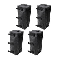 Magideal - 4X Bolsa De Peso De Agua Para Toldo, Peso Para Piernas, 25 L, Impermeable, Negra, 220 Libras, Bolsa De Peso Para Carpa, Bolsa De Peso Para Toldo De