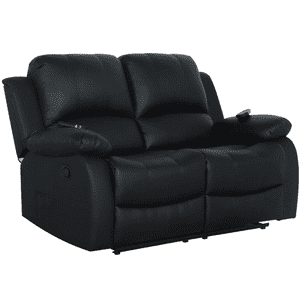 Genérico - Sofá Bergere Reclinable Masajeador 2 Cuerpos