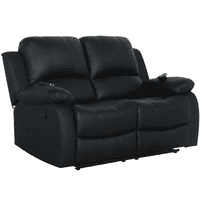 Genérico - Sofá Bergere Reclinable Masajeador 2 Cuerpos