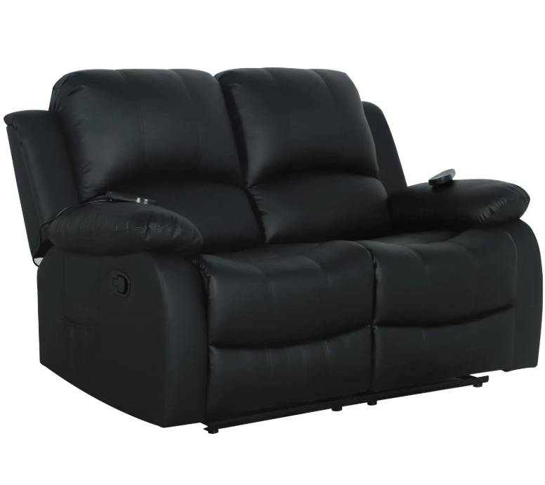 Genérico - Sofá Bergere Reclinable Masajeador 2 Cuerpos