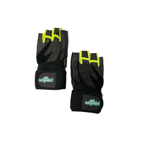 Onwheels - Guante Multisport Black Amarillo Fluor Xl