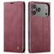 thumbnail image 2 of CaseMe Funda de Cuero para iPhone 17 Pro Max, Funda de Cuero Tipo Billetera con Tarjetero, Cierre Magnético, a Prueba de Golpes, Soporte, Funda Protectora para iPhone 17 Pro Max, Rojo Vino, 2 of 12