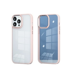 Genérico - Carcasa Metálica Premium Tpu Para Iphone 13 Rosado