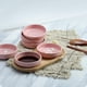 thumbnail image 4 of Plato de porcelana multiusos, estilo simple, diseño elegante de un solo color, para acompañar condimentos y salsa de soja (juego de 6), color rosa, 4 of 5