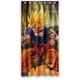 thumbnail image 1 of Cortina de ducha de anime japonés Dragon Ball Z Goku Super Saiyan, juego de cortina de baño con ganchos, tamaño 36 x 72 pulgadas, 1 of 3