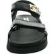 thumbnail image 3 of Sandalia Steve Madden Mona negra efecto croco flatform 6.5 M, 3 of 3