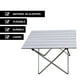 thumbnail image 3 of Mesa de Camping Plegable Portátil Gris, 3 of 4