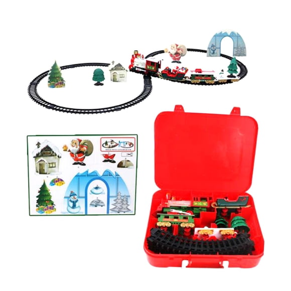 Juego De Tren Modelo Locomotora Motor Tren Eléctrico Juguetes Para Niños De La Familia