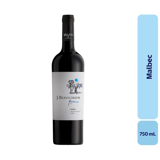 Vino Malbec Botella 750 mL J.Bouchon