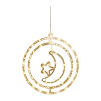 Bothyi - Luces De Cadena De Decoraciones Navideñas Led Para Bodas De Año Nuevo En Interiores Y Exteriores Luna Y Estrella