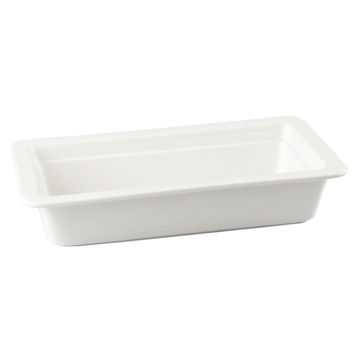 Bric - Fuente O Ensaladera Porcelana Blanca 27x16x6