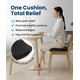thumbnail image 5 of Cojín de Asiento de Espuma Viscoelástica Everlasting Comfort con Gel Refrescante Grande, 5 of 7