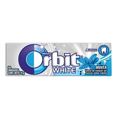 Chicle Sin Azúcar Sabor Menta Suave 14 G Orbit