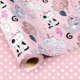 thumbnail image 1 of Papel de Regalo MAYPLUSS 17in x 33ft Gatos Rosa Reversible, 1 of 3