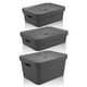 thumbnail image 1 of Conjunto Cajas Cube Gris, 1 of 2