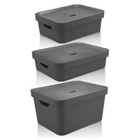 Ou - Conjunto Cajas Cube Gris