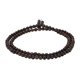 thumbnail image 1 of Brazalete de cuentas de oración Uxcell, 6mm de diámetro 108 cuentas de madera natural Mala pulseras enlace muñeca con bolsa para hombres y mujeres artesanías elásticas, color ámbar madera, 1 of 6