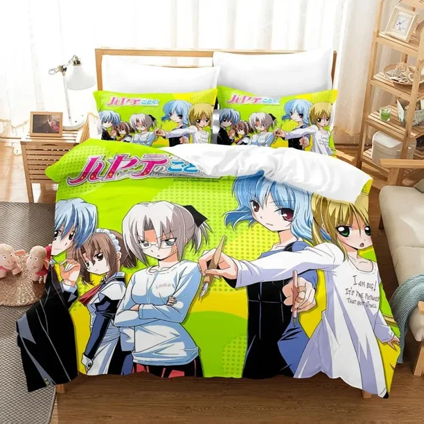 Hayate the Combat Butler Bedding Set Duvet Cover Bed Set Quilt Cover Pillowcase Comforter Boys Adult Bed Sheets