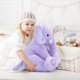 thumbnail image 2 of Peluche gigante Tezituor de elefante de peluche, 50 cm, morado, para niños, 2 of 6