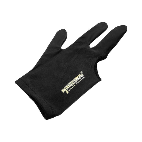 Yoyo Glove Guantes Duraderos De Tres Dedos Para Juego De Competencia Yoyo Accesorio Negro