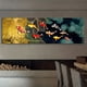thumbnail image 4 of 1pc Frameless Wall Decorative Painting On Canvas Chinese Style Koi Poster Nine Fish Illustration Feng Shui Carp Lotus Pond Home Decor, No Frame 19.68x39.37inch, 4 of 4
