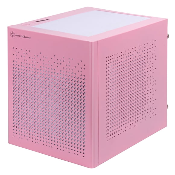Caja SilverStone SUGO 16 Pink Mini-ITX de metal completo SST‑SG16P