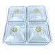 thumbnail image 1 of Bandeja Para Servir Aperitivos Blanco 4 Rejillas, 1 of 3