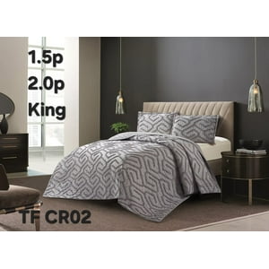 Aladdins Shop - Cobertor De Verano King Plumon Ligero Polialgodón Color Gris