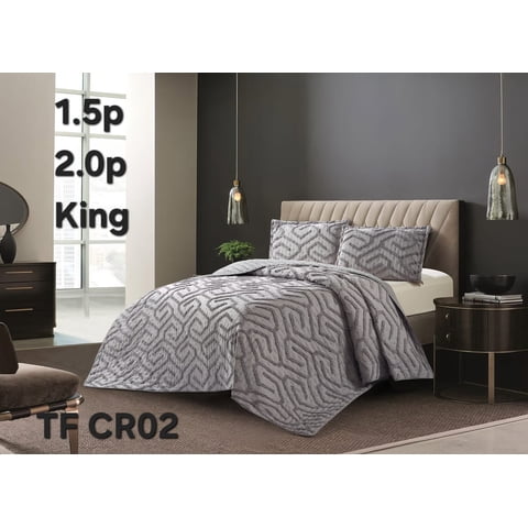 Aladdins Shop - Cobertor De Verano Plaza Y Media Plumon Polialgodón Color Gris