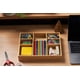 thumbnail image 5 of Organizador de cajones de escritorio Umilife de madera de bambú con comba ajustable, 5 of 6