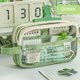 thumbnail image 1 of Ita Bag Pencil Case Handheld Double Layer Clear Pencil Pouch Storage Pouch For Stationery School,Office,Organizer Cosmetics, 1 of 3