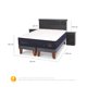 thumbnail image 3 of Cama Europea Super Premium 2 Plaza Base Dividida, 3 of 10