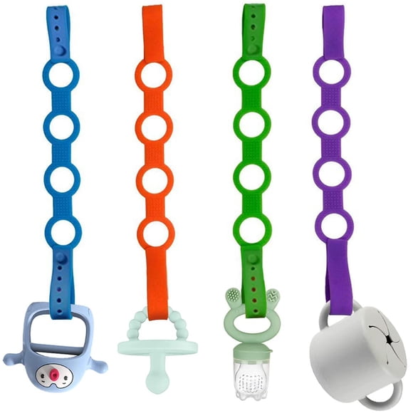 4 correas de seguridad de silicona para bebé SMAutoLife