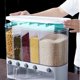 thumbnail image 5 of Dispensador de alimentos secos Xilei 5 Grid, arroz para cereales, 10 kg con taza, 5 of 7