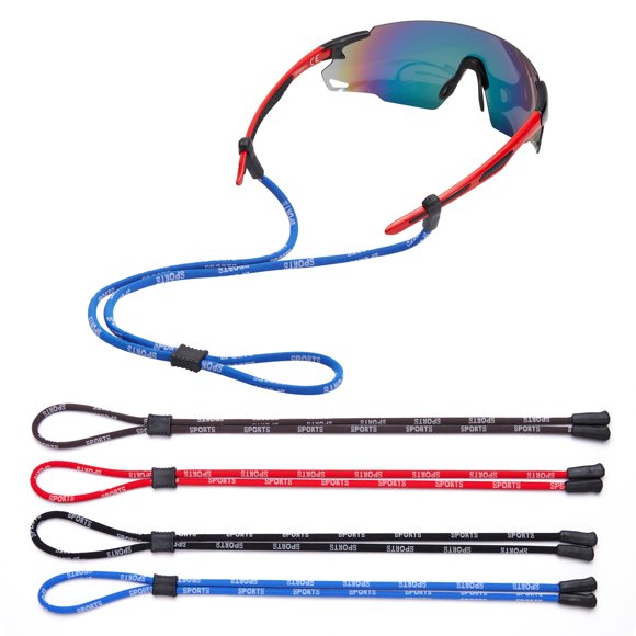 Correa ajustable para anteojos Boelley de poliéster, 75 cm, 4 piezas