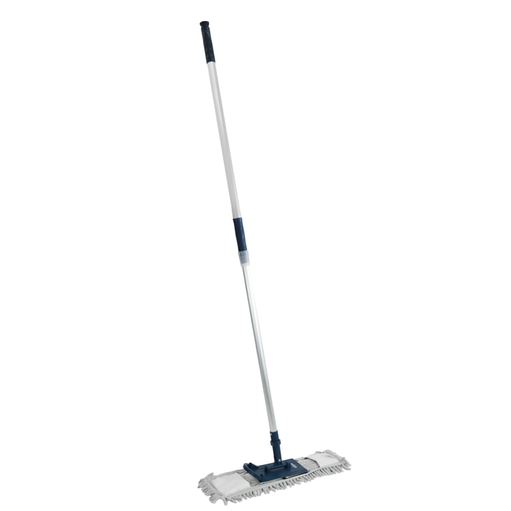 Mopa Tipo Avión De Chenilla 60 Cm Con Palo Telescópico Nobre