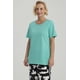 thumbnail image 3 of Polera Mujer Con Tachas Turquesa, 3 of 7