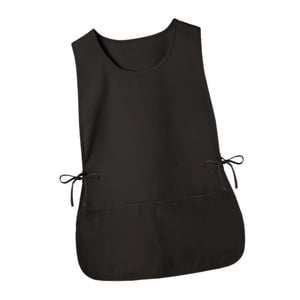 Magideal - Delantal Con Pechera Alta, Delantal De Cocina, Babero De Camarero, Delantal De Poliéster, Delantal De Cocina/Horneado Para Salón, Adulto, Café, Cosmét Negro