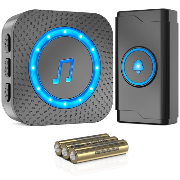 Timbre inalámbrico SURFOU, 400 m, IP55, 110 dB, 55 tonos