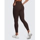 thumbnail image 2 of Pantalones CRZ YOGA Butterluxe de Cintura Alta 64 cm con Bolsillos Marrón, 2 of 4