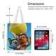thumbnail image 5 of Go Dog Go Bolso de tela con estampado de lienzo para mujer, bolsa de compras reutilizable y estética, con cremallera interior, regalo para mujer, 35 × 40 cm., 5 of 6