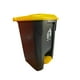 thumbnail image 2 of Basurero Contenedor De Basura 50 Litros Con Pedal- Gris y Amarillo&nbsp;, 2 of 3