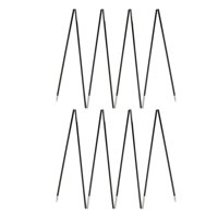 Magideal - Postes De Tienda De Campaña, Postes Flexibles De Repuesto Para Tienda De Campaña, Varilla Portátil Negra Premontada, Postes De Tienda Para Senderismo, 36 M 3 Personas