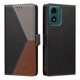 thumbnail image 4 of Funda Cartera Tricolor para Motorola Moto G04/G04S con Soporte, Negro, 4 of 6