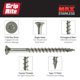 thumbnail image 3 of Tornillos Grip‑Rite #8 x 5 cm acero inoxidable 316, 3 of 8