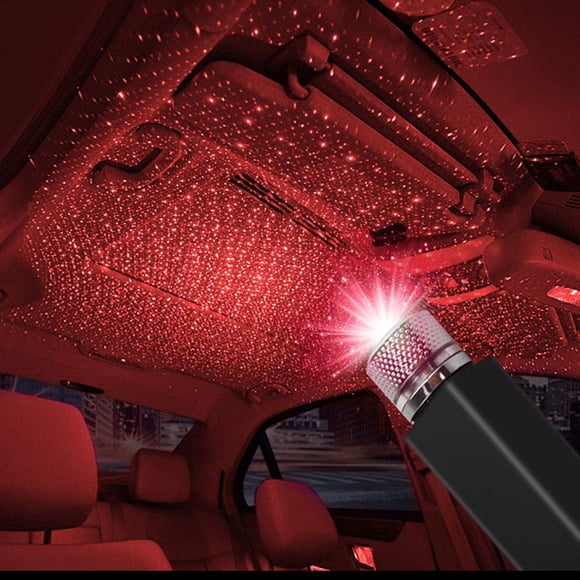 Proyector de Estrellas LEDCARE Rojo USB Portátil para Coche