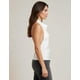 thumbnail image 4 of Blusa Top Halter De Satín Espalda Descubierta Elegante Mujer blanco Talla Única, 4 of 5