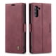 thumbnail image 1 of 1pc Flip Case For Samsung Galaxy S23 S22 Ultra Note 10 Note 20 Ultra Retro Magnetic Card Artificial Leather Wallet, 1 of 3